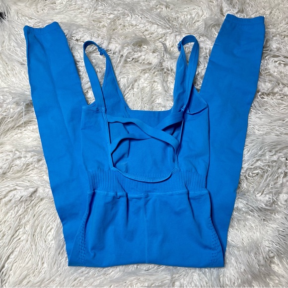 🌹NWOT Free People Movement Good Karma Onesie in the color Sapphire Size XS/S - Picture 3 of 8